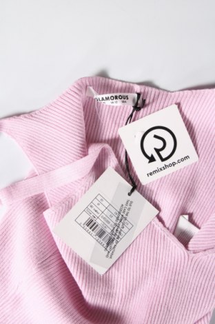 Γυναικείο αμάνικο μπλουζάκι Glamorous, Μέγεθος M, Χρώμα Ρόζ , Τιμή 6,28 €
