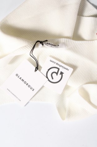 Γυναικείο αμάνικο μπλουζάκι Glamorous, Μέγεθος L, Χρώμα Λευκό, Τιμή 9,57 €