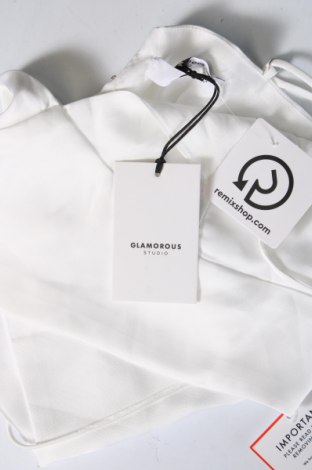 Γυναικείο αμάνικο μπλουζάκι Glamorous, Μέγεθος XL, Χρώμα Λευκό, Τιμή 5,08 €