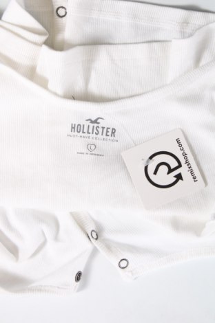 Γυναικείο αμάνικο μπλουζάκι Hollister, Μέγεθος L, Χρώμα Λευκό, Τιμή 14,95 €