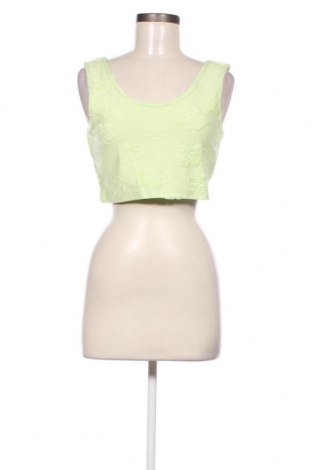 Γυναικείο αμάνικο μπλουζάκι Jennyfer, Μέγεθος L, Χρώμα Πράσινο, Τιμή 5,41 €
