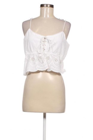 Γυναικείο αμάνικο μπλουζάκι Jennyfer, Μέγεθος L, Χρώμα Λευκό, Τιμή 4,76 €