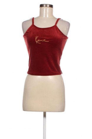 Γυναικείο αμάνικο μπλουζάκι Karl Kani, Μέγεθος XL, Χρώμα Κόκκινο, Τιμή 11,14 €