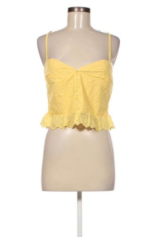 Γυναικείο αμάνικο μπλουζάκι Lefties, Μέγεθος L, Χρώμα Κίτρινο, Τιμή 6,49 €