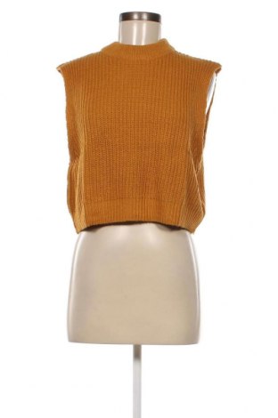 Γυναικείο αμάνικο μπλουζάκι Missguided, Μέγεθος XL, Χρώμα Κίτρινο, Τιμή 6,49 €