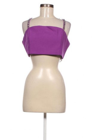 Γυναικείο αμάνικο μπλουζάκι Misspap, Μέγεθος XL, Χρώμα Βιολετί, Τιμή 4,34 €