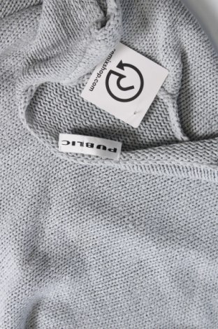 Γυναικείο αμάνικο μπλουζάκι Public, Μέγεθος L, Χρώμα Γκρί, Τιμή 4,10 €