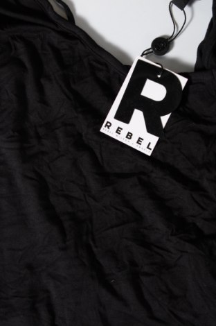Γυναικείο αμάνικο μπλουζάκι Rebel, Μέγεθος 3XL, Χρώμα Μαύρο, Τιμή 5,98 €