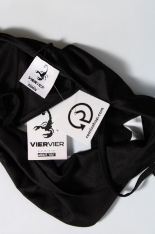 Γυναικείο αμάνικο μπλουζάκι Viervier Exclusive x About You, Μέγεθος M, Χρώμα Μαύρο, Τιμή 4,34 €