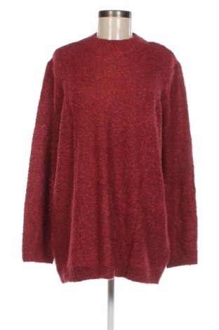 Дамски пуловер, Размер XXL, Цвят Червен, Цена 10,15 лв.