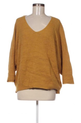 Дамски пуловер, Размер L, Цвят Жълт, Цена 9,86 лв.