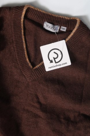 Дамски пуловер, Размер XXL, Цвят Кафяв, Цена 6,09 лв.