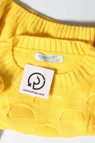 Дамски пуловер, Размер S, Цвят Жълт, Цена 7,25 лв.
