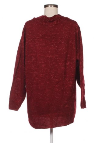 Дамски пуловер, Размер 4XL, Цвят Червен, Цена 11,60 лв.