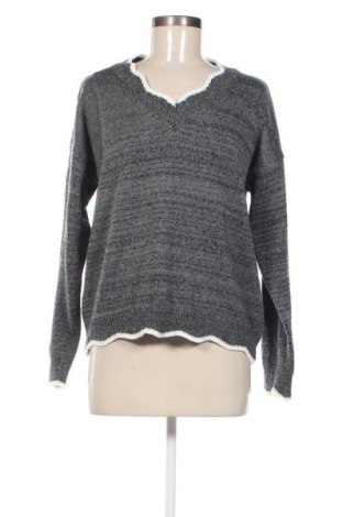 Дамски пуловер, Размер L, Цвят Сив, Цена 5,28 лв.