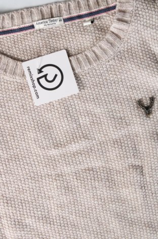 Дамски пуловер America Today, Размер S, Цвят Бежов, Цена 13,05 лв.