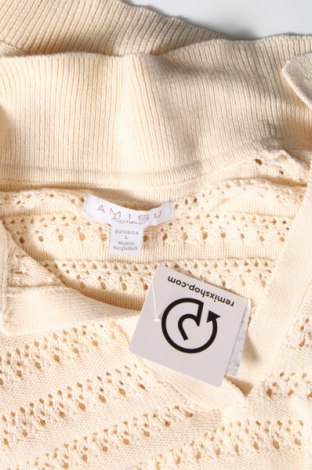 Дамски пуловер Amisu, Размер L, Цвят Екрю, Цена 6,96 лв.