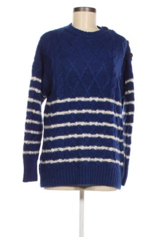 Дамски пуловер BIANCO LUCCI, Размер M, Цвят Син, Цена 18,40 лв.