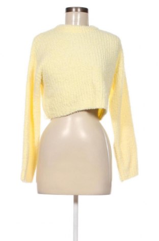 Дамски пуловер Bershka, Размер XS, Цвят Жълт, Цена 17,02 лв.