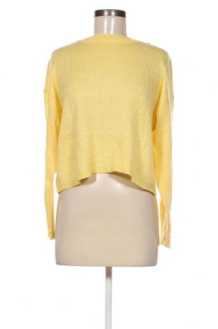 Дамски пуловер Bershka, Размер S, Цвят Жълт, Цена 6,09 лв.