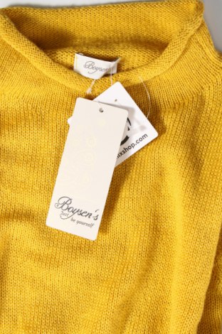 Дамски пуловер Boysen's, Размер XS, Цвят Жълт, Цена 20,70 лв.