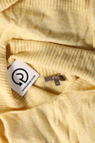 Γυναικείο πουλόβερ C&A, Μέγεθος S, Χρώμα Κίτρινο, Τιμή 4,49 €