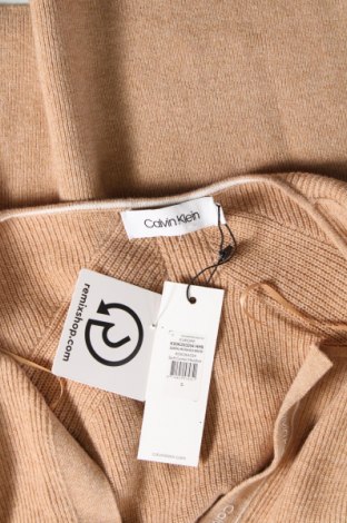 Női pulóver Calvin Klein, Méret S, Szín Bézs, Ár 13 632 Ft
