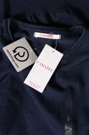 Γυναικείο πουλόβερ Camaieu, Μέγεθος S, Χρώμα Μπλέ, Τιμή 9,25 €