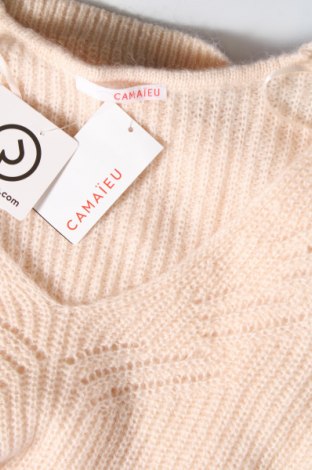 Дамски пуловер Camaieu, Размер L, Цвят Екрю, Цена 15,64 лв.