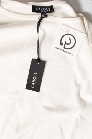 Γυναικείο πουλόβερ Caroll, Μέγεθος XS, Χρώμα Λευκό, Τιμή 31,98 €