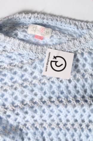 Дамски пуловер Chillin, Размер XS, Цвят Син, Цена 29,01 лв.