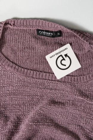 Дамски пуловер Colours Of The World, Размер XL, Цвят Лилав, Цена 6,67 лв.