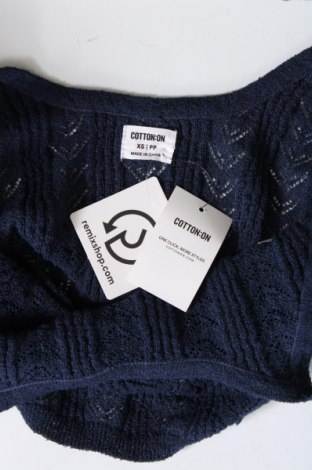 Дамски пуловер Cotton On, Размер XS, Цвят Син, Цена 17,02 лв.