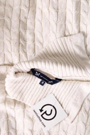 Дамски пуловер Crew Clothing Co., Размер S, Цвят Бял, Цена 23,73 лв.