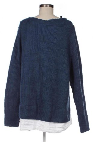 Дамски пуловер Crossroads, Размер XXL, Цвят Син, Цена 28,00 лв.