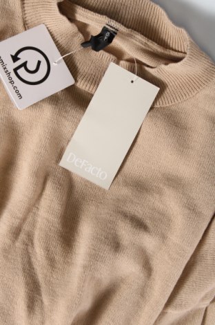 Дамски пуловер Defacto, Размер L, Цвят Бежов, Цена 15,18 лв.
