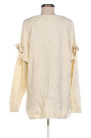 Дамски пуловер Defacto, Размер L, Цвят Екрю, Цена 8,12 лв.