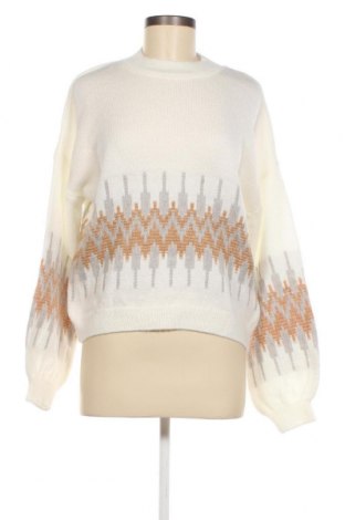 Дамски пуловер Defacto, Размер M, Цвят Бял, Цена 21,16 лв.