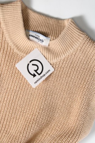 Damenpullover Essentials by Tchibo, Größe M, Farbe Beige, Preis 4,15 €