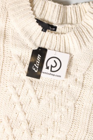 Γυναικείο πουλόβερ Etam, Μέγεθος L, Χρώμα Εκρού, Τιμή 8,07 €