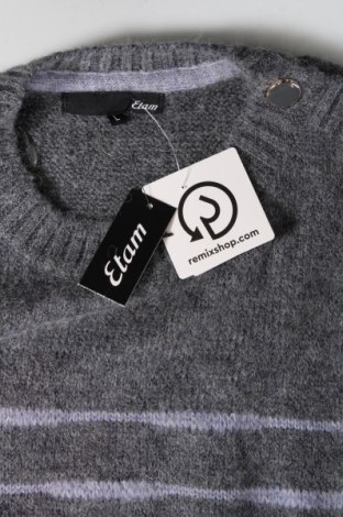 Γυναικείο πουλόβερ Etam, Μέγεθος L, Χρώμα Γκρί, Τιμή 44,85 €