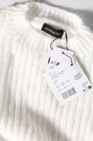 Γυναικείο πουλόβερ Even&Odd, Μέγεθος M, Χρώμα Λευκό, Τιμή 7,82 €