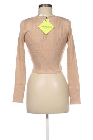 Γυναικείο πουλόβερ Even&Odd, Μέγεθος L, Χρώμα  Μπέζ, Τιμή 8,54 €