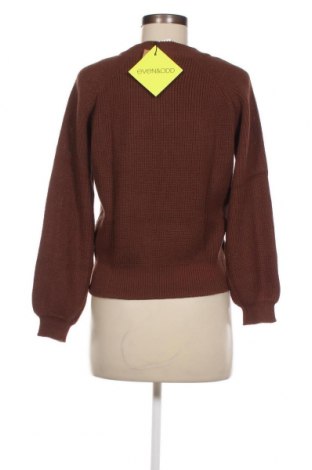 Дамски пуловер Even&Odd, Размер S, Цвят Кафяв, Цена 46,00 лв.
