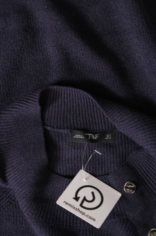 Pulover de femei F&F, Mărime XS, Culoare Albastru, Preț 14,31 Lei