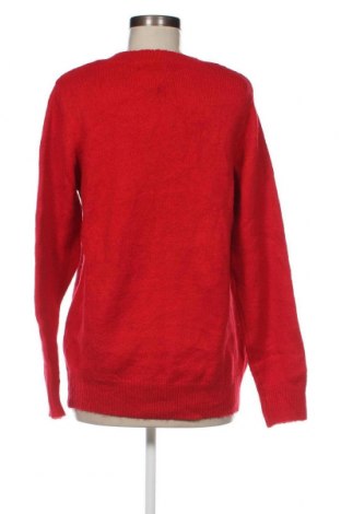 Дамски пуловер F&F, Размер XL, Цвят Червен, Цена 14,50 лв.