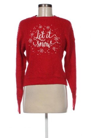 Дамски пуловер Fb Sister, Размер XS, Цвят Червен, Цена 7,25 лв.
