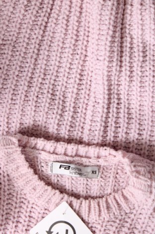Γυναικείο πουλόβερ Fb Sister, Μέγεθος XS, Χρώμα Ρόζ , Τιμή 5,01 €