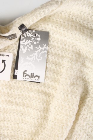 Дамски пуловер Folia, Размер M, Цвят Екрю, Цена 16,17 лв.