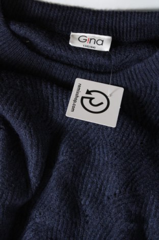 Дамски пуловер Gina, Размер L, Цвят Син, Цена 7,83 лв.